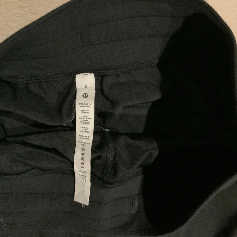 Lululemon Black 8 Ready to Rulu High-Rise Jogger Full length Active Gym Sporty